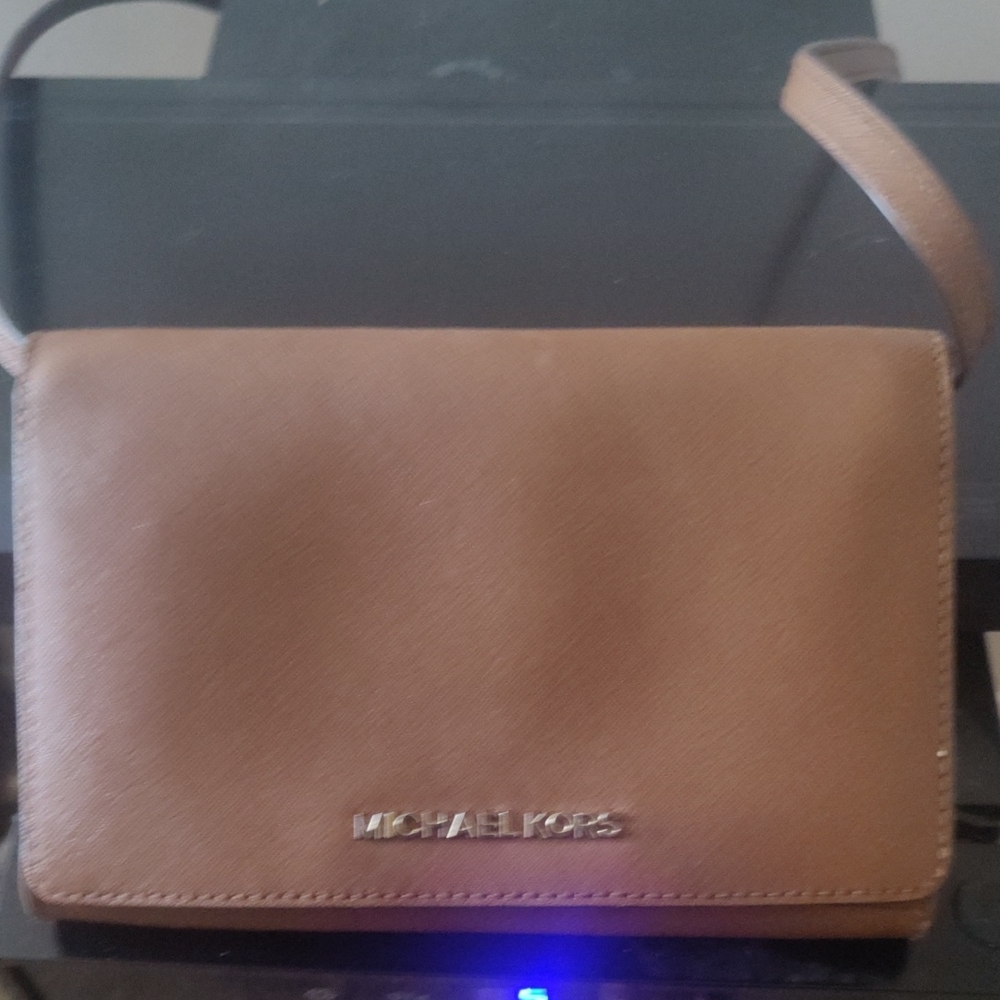 Michael Kors Tan Leather Crossbody